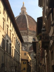 Cathedral of Santo Maria del Fiore from a side street